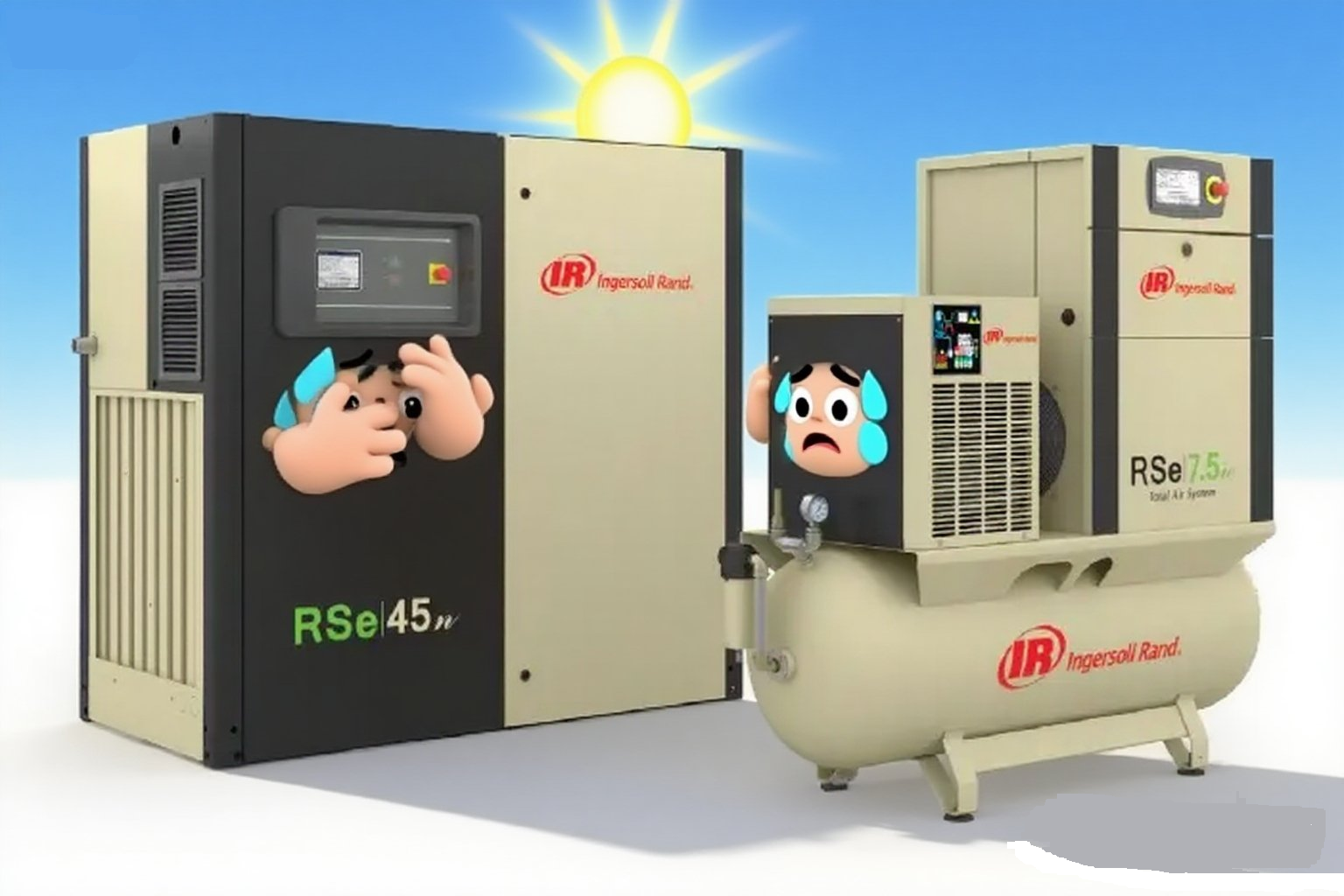 设备也怕 &ldquo;中暑&rdquo;，空压机降温指南请查收